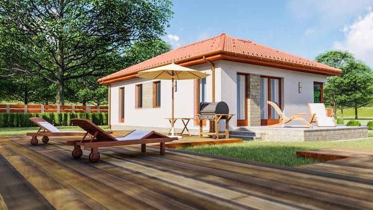 Kiskundorozsma 95 m²-es családi ház típusterv