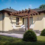 Dabas 138 m²-es családi ház típusterv