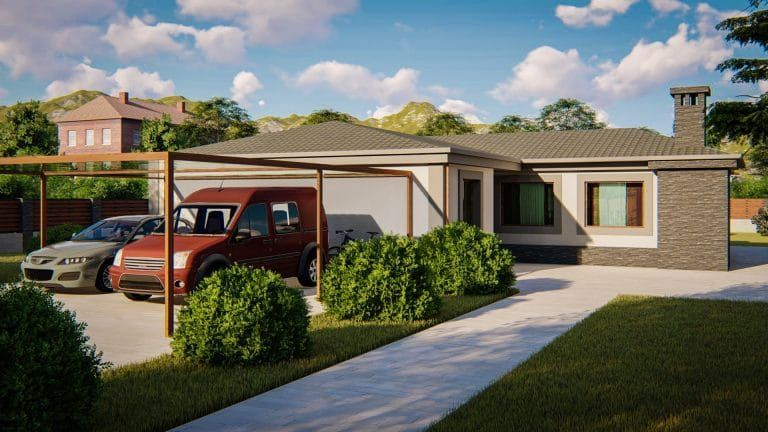 Halásztelek 116 m²-es családi ház típusterv