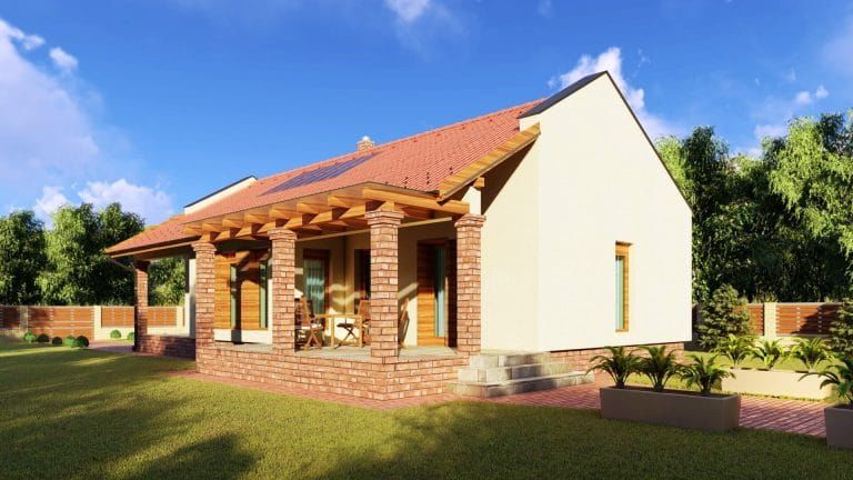 Diósd 127 m²-es családi ház típusterv