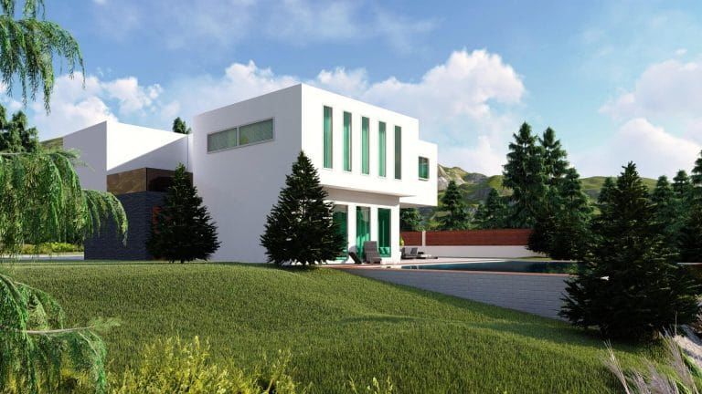 Hévíz 370m²-es luxus családi ház típusterv