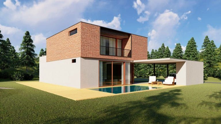 Siklós 220 m²-es családi ház típusterv