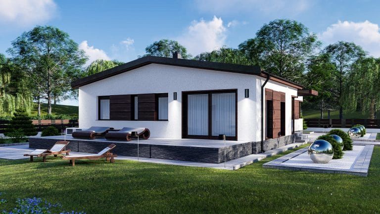 Mór 169 m²-es családi ház típusterv