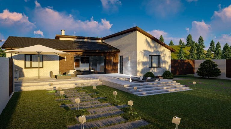 Földeák 180 m²-es családi ház típusterv