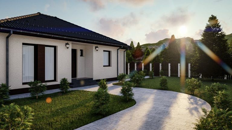 Göd 105 m²-es családi ház típusterv