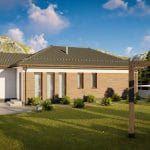 Dunaharaszti 112 m²-es családi ház típusterv