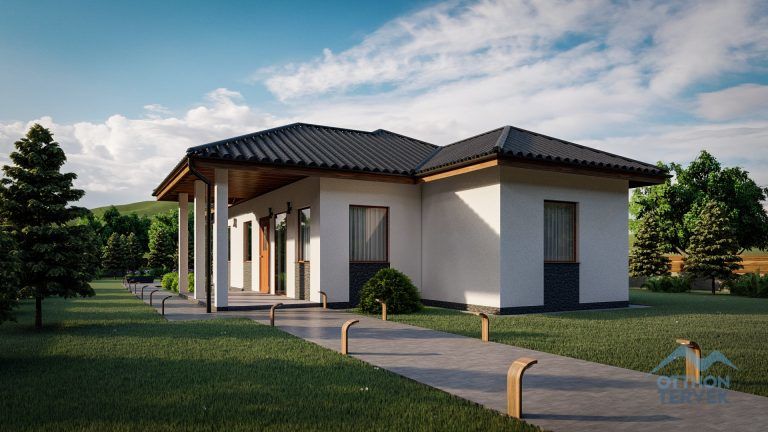 Hatvan 110 m²-es családi ház típusterv