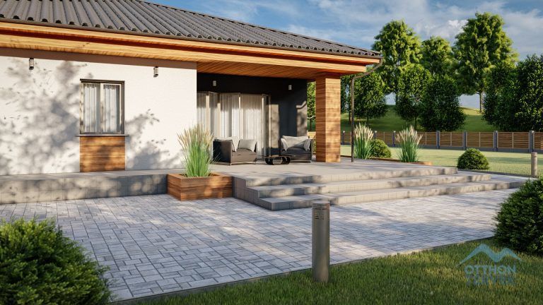 Kalocsa 145 m²-es családi ház típusterv