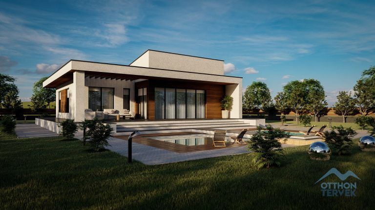 Érdliget 124 m²-es családi ház típusterv