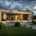 Eger 121 m²-es családi ház típusterv