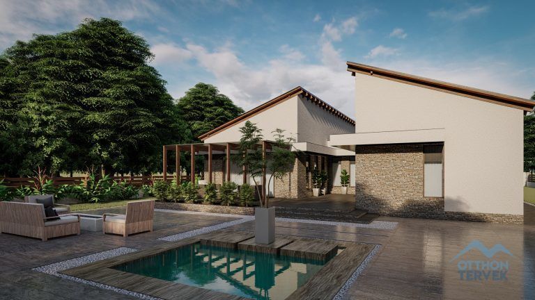 Tököl 165 m²-es családi ház típusterv