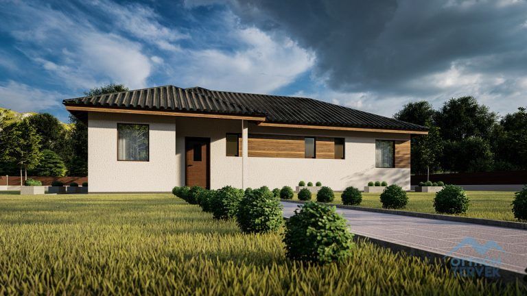 Hódmezővásárhely 145 m²-es családi ház típusterv