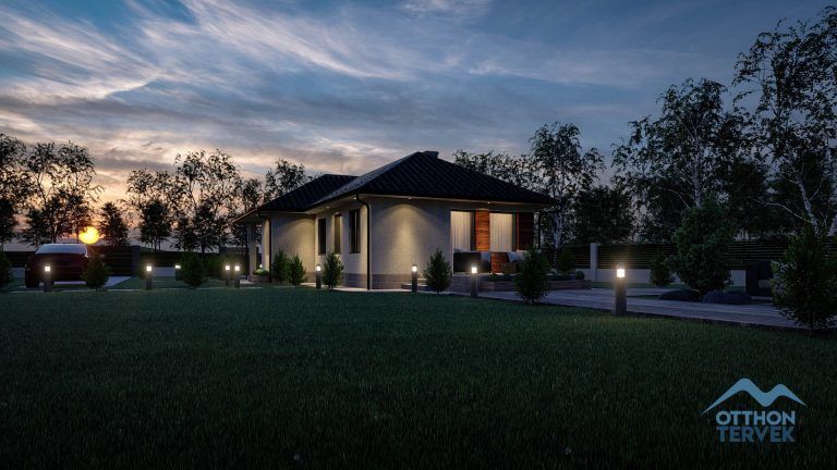 Dorog 85 m²-es családi ház típusterv