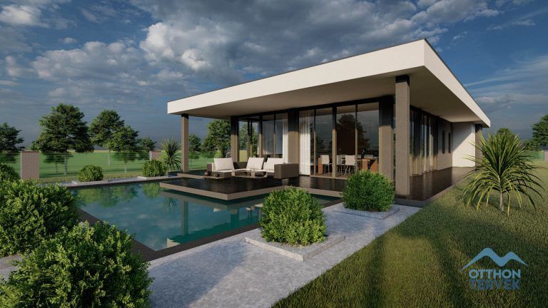 Siófok családi ház típusterv (OT-152)