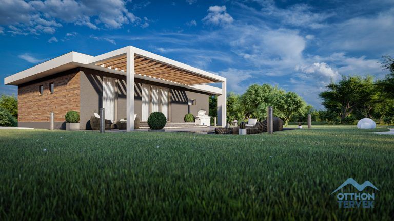 Szekszárd családi ház típusterv (111 m2)