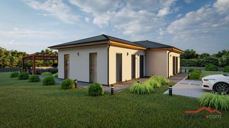 Diósd családi ház típusterv (125 m²-es)