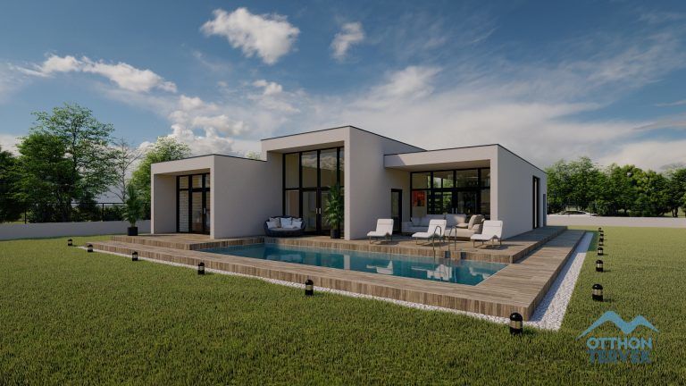 Budapest családi ház típusterv (212 m²)