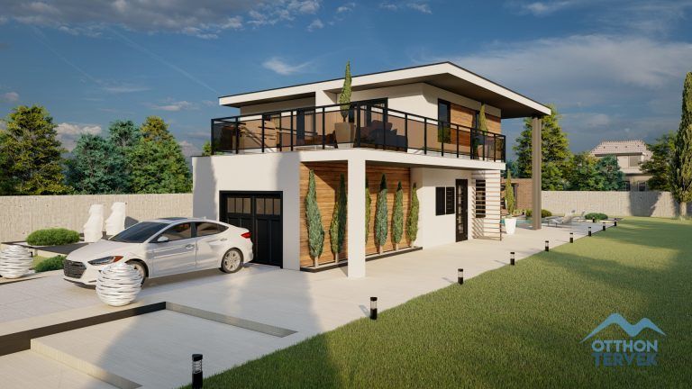 Monor családi ház típusterv (170 m²)