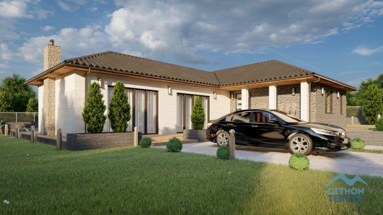 Tinnye családi ház típusterv (153 m²)