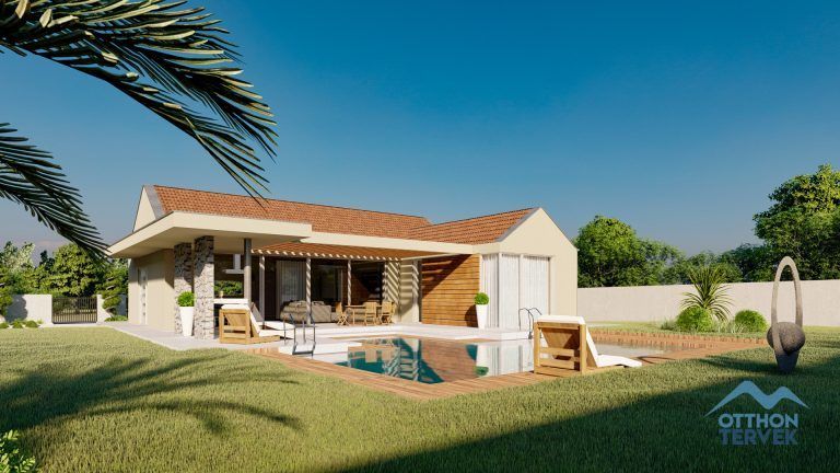 Fonyód 120 m²-es családi ház típusterv