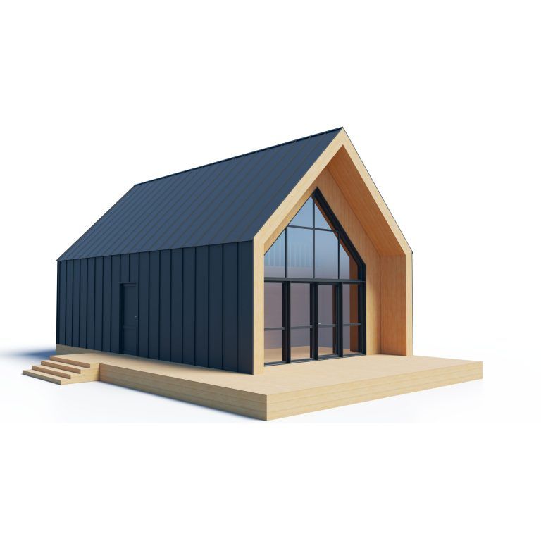 Siófok 118m2-es pajtaház típusterv (nettó 80 m2) - csak a vázszerkezet: 6,7 milli forint