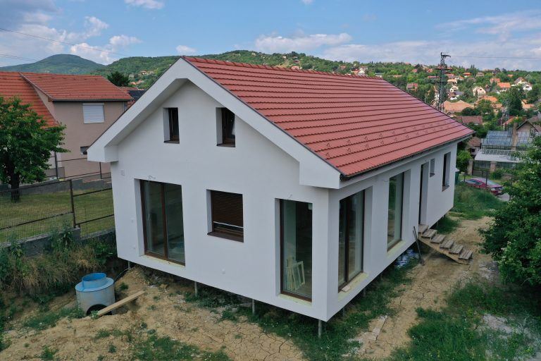 Pomáz 89 m²-es készház típusterv